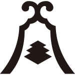 琴柱に三階菱紋