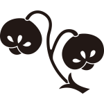 光琳二つ茶の実紋