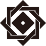 組み合い角に釘抜紋