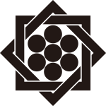 組み合い角に七曜紋