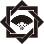 組合せ角に扇紋