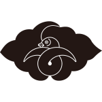 雲菱の内に結び雁金紋