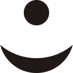 真向い三日月に星紋