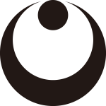 真向い月に星紋