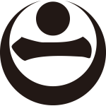 真向い月に星に一文字紋