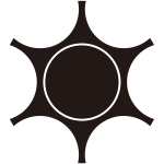 鞠鋏みに黒餅紋