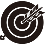 丸的に当り矢紋