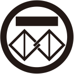 丸に違い枡に枡掻紋