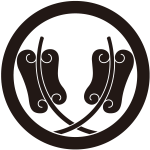 丸に違い唐団扇紋