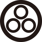 丸に中陰三つ星紋