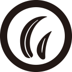 丸に大小二つ葦の葉紋