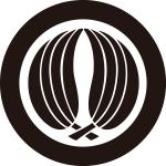 丸に抱き梛の葉紋