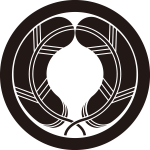 丸に抱き鷹の羽紋