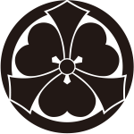 丸に出剣片喰紋