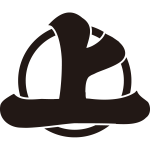 丸に出上文字紋