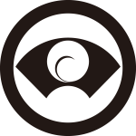 丸に地紙に一つ巴紋