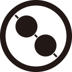 丸に二つ串団子紋