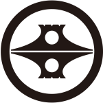 丸に二つ三味駒紋