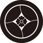 丸に花輪違い紋