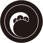 丸に左一つ丁子巴紋