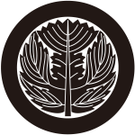 丸に平戸梶の葉紋