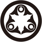 丸に星付き鍬形紋