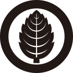 丸に一枚鬼柏紋