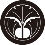 丸に銀杏崩し紋