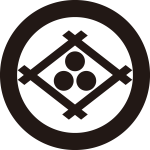 丸に井桁に三つ星紋