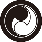 丸に陰陽二つ巴紋