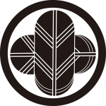 丸に十字違い鷹の羽紋