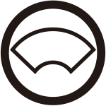 丸に中陰地紙紋