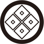 丸に陰四つ目紋