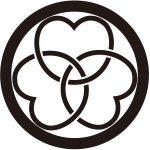 丸に金輪片喰紋