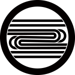 丸に変り流水紋