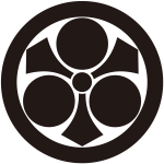 丸に剣三つ星紋