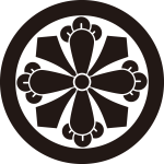 丸に剣四つ丁子紋