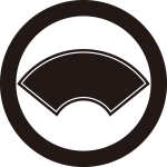 丸に子持ち地紙紋