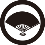 丸に九本骨扇紋