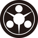丸に三つ日の丸地紙紋