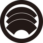丸に三つ重ね地紙紋