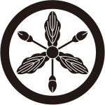 丸に実付き土佐柏紋