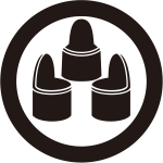 丸に三つ琴の爪紋