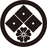 丸に三つ目に桜紋