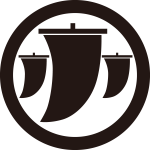 丸に三つ並び帆紋