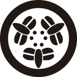 丸に三つ蜻蛉紋