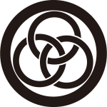 丸に三つ輪違い紋