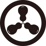 丸に三つ寄せ瓢紋