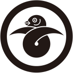 丸に結び雁金紋