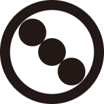 丸に斜め三つ星紋